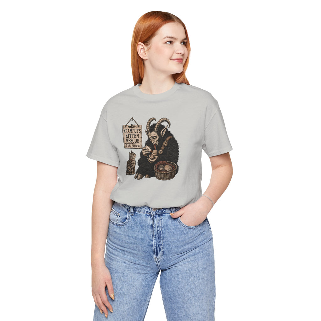 Krampus Kitten Rescue T-Shirt