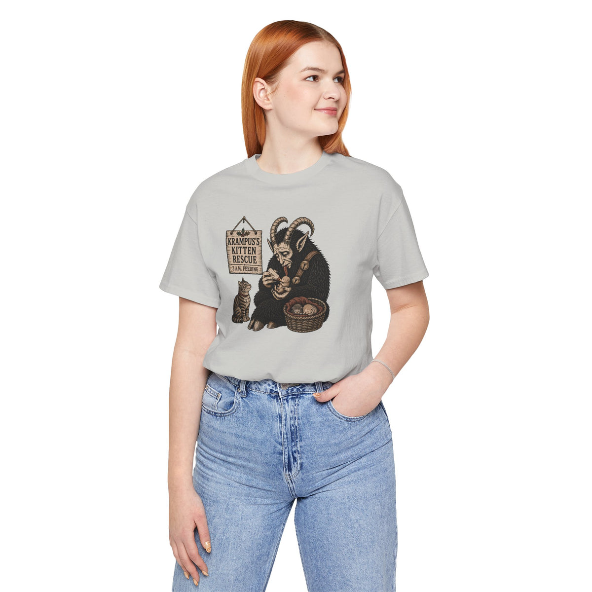 Krampus Kitten Rescue T-Shirt