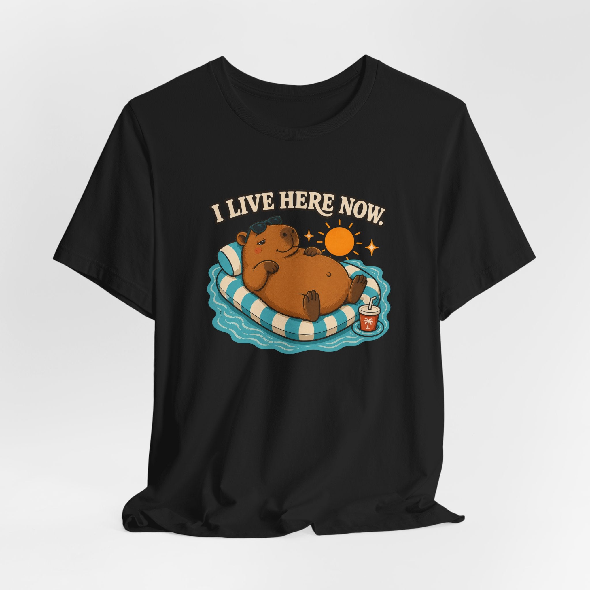 I Live Here Now Capybara T-Shirt