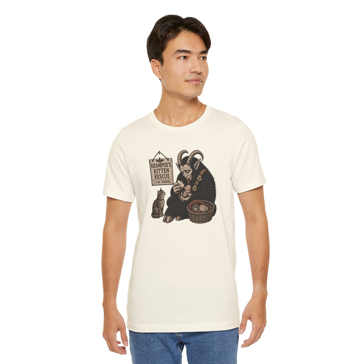 Krampus Kitten Rescue T-Shirt