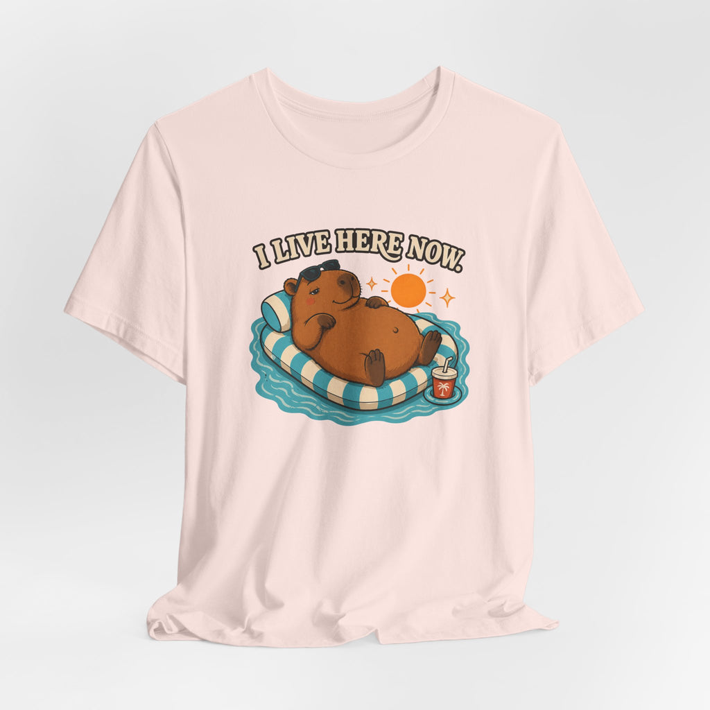 I Live Here Now Capybara T-Shirt