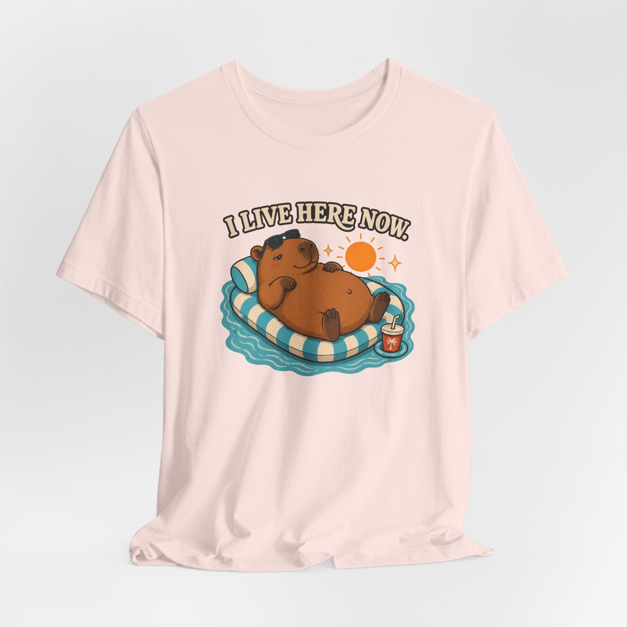 I Live Here Now Capybara T-Shirt