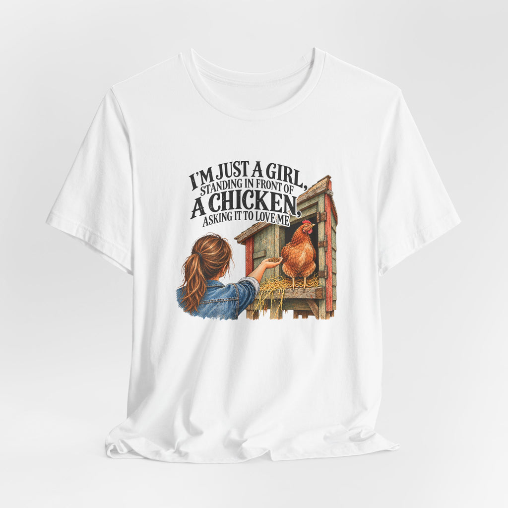 Girl and Her Chicken T-Shirt
