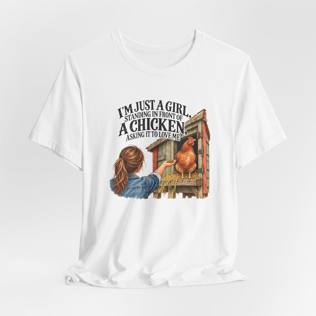 Girl and Her Chicken T-Shirt