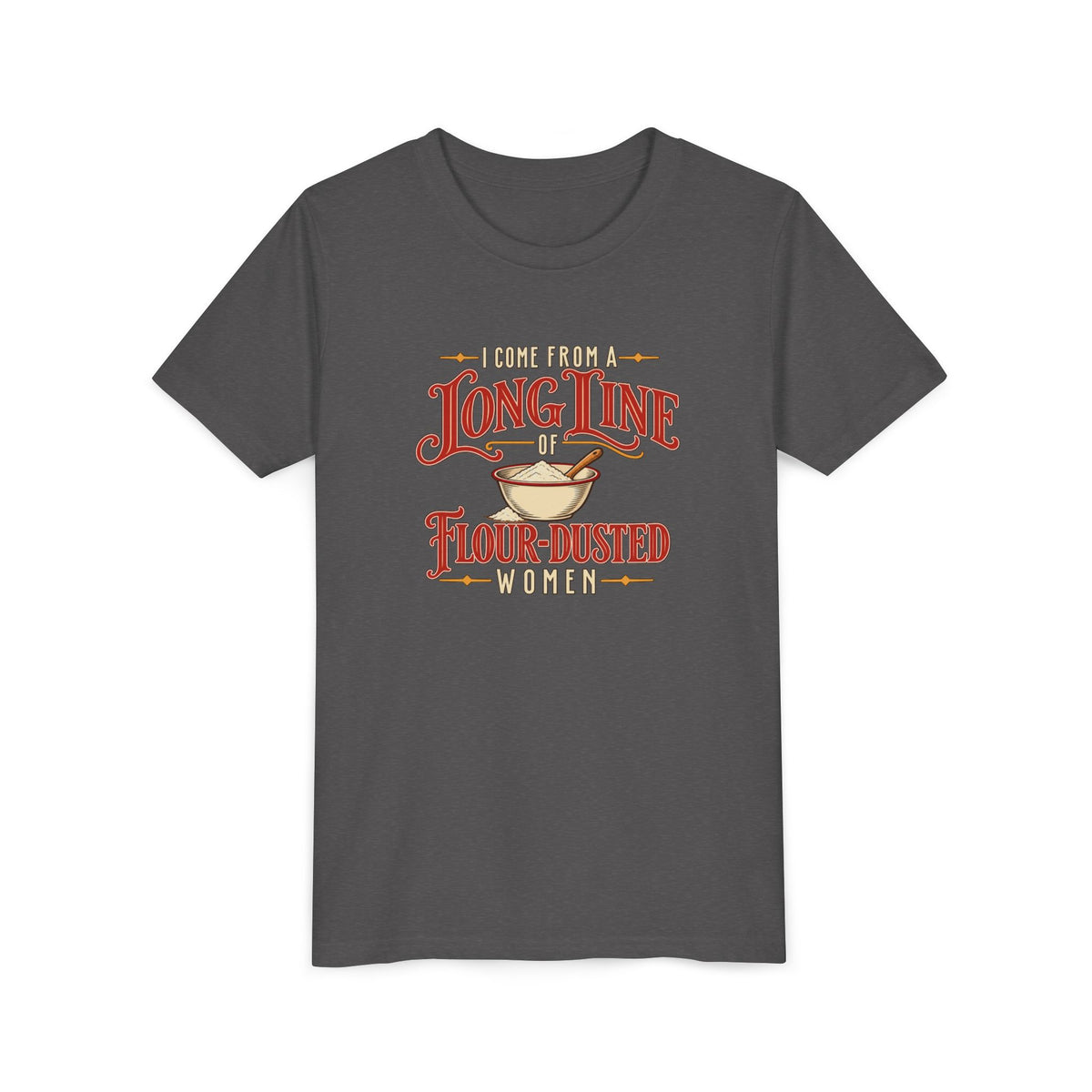 Flour Dusted Women Youth T-Shirt