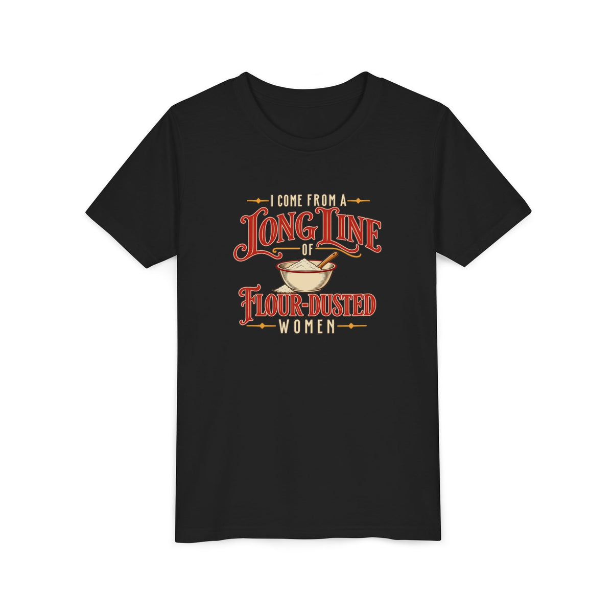 Flour Dusted Women Youth T-Shirt