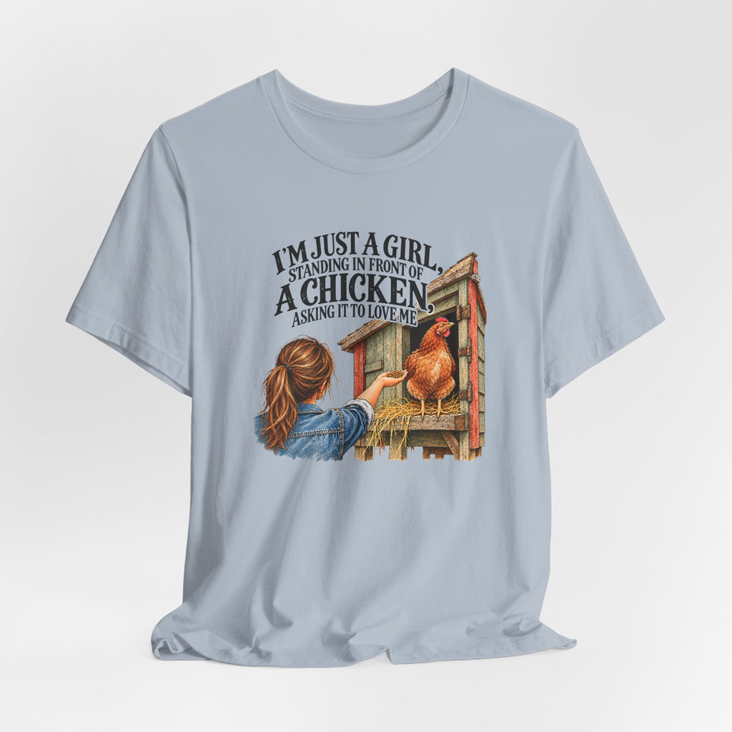 Girl and Her Chicken T-Shirt