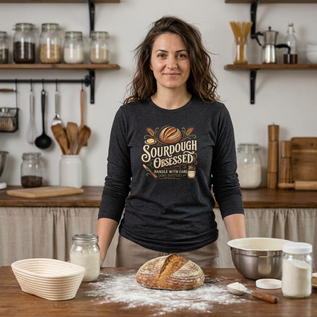 Sourdough Obsessed Long Sleeve T-Shirt