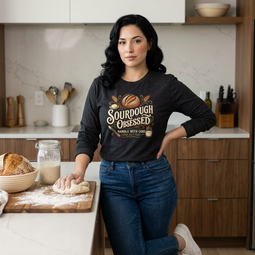 Sourdough Obsessed Long Sleeve T-Shirt