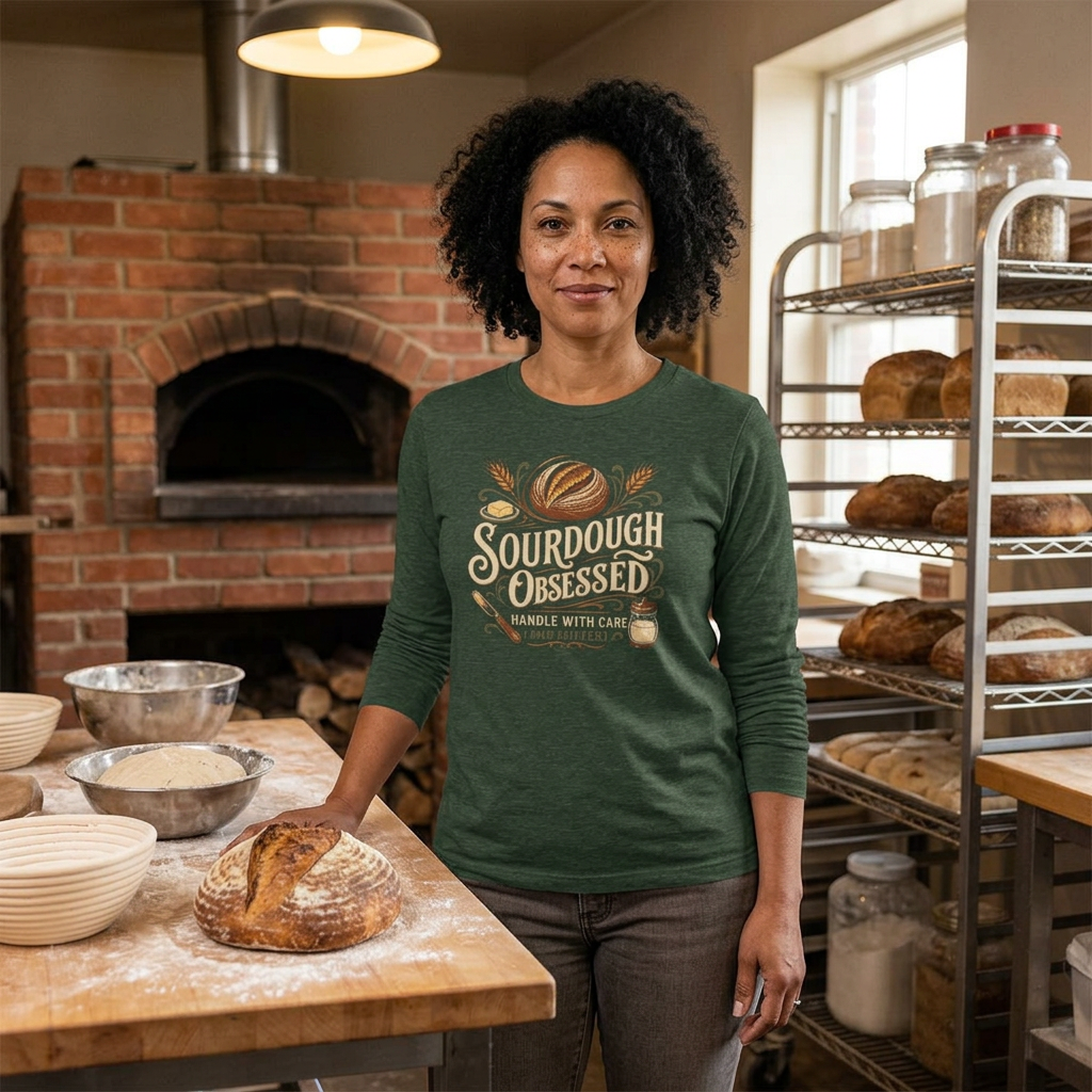 Sourdough Obsessed Long Sleeve T-Shirt