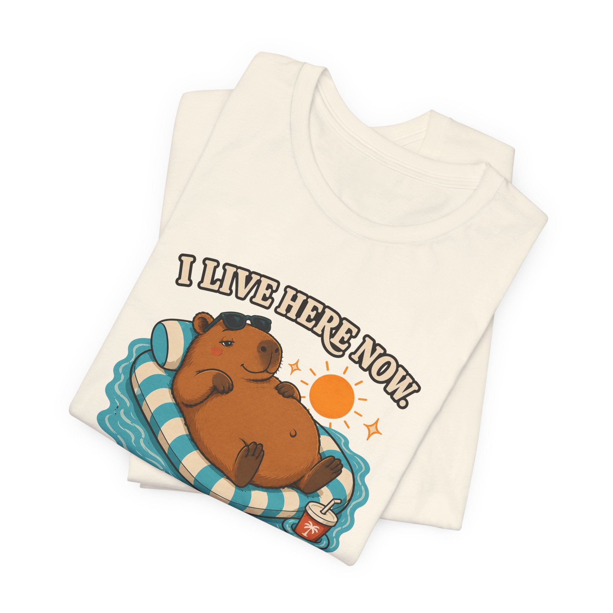 I Live Here Now Capybara T-Shirt