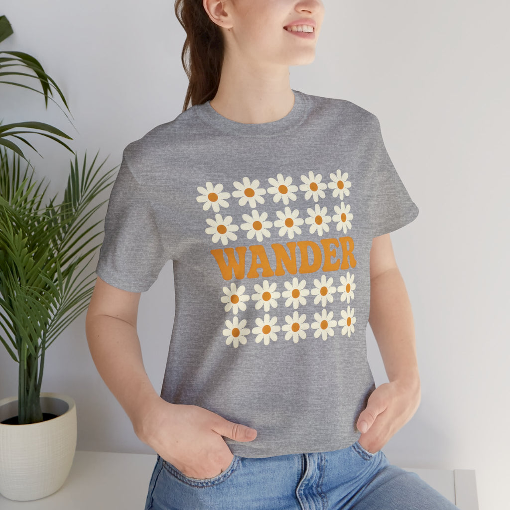 Wander Through the Daisies Short Sleeve T-Shirt