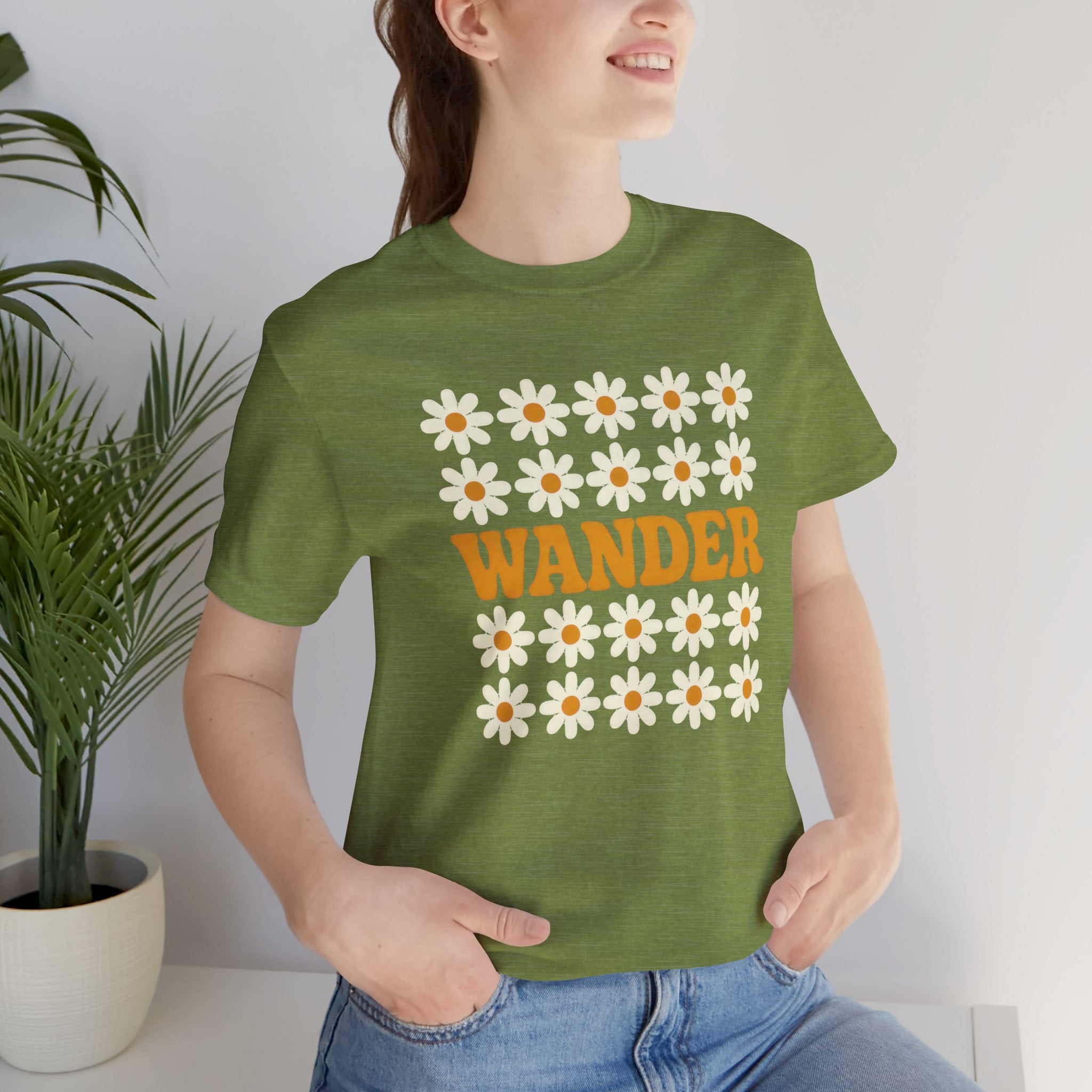 Wander Through the Daisies Short Sleeve T-Shirt