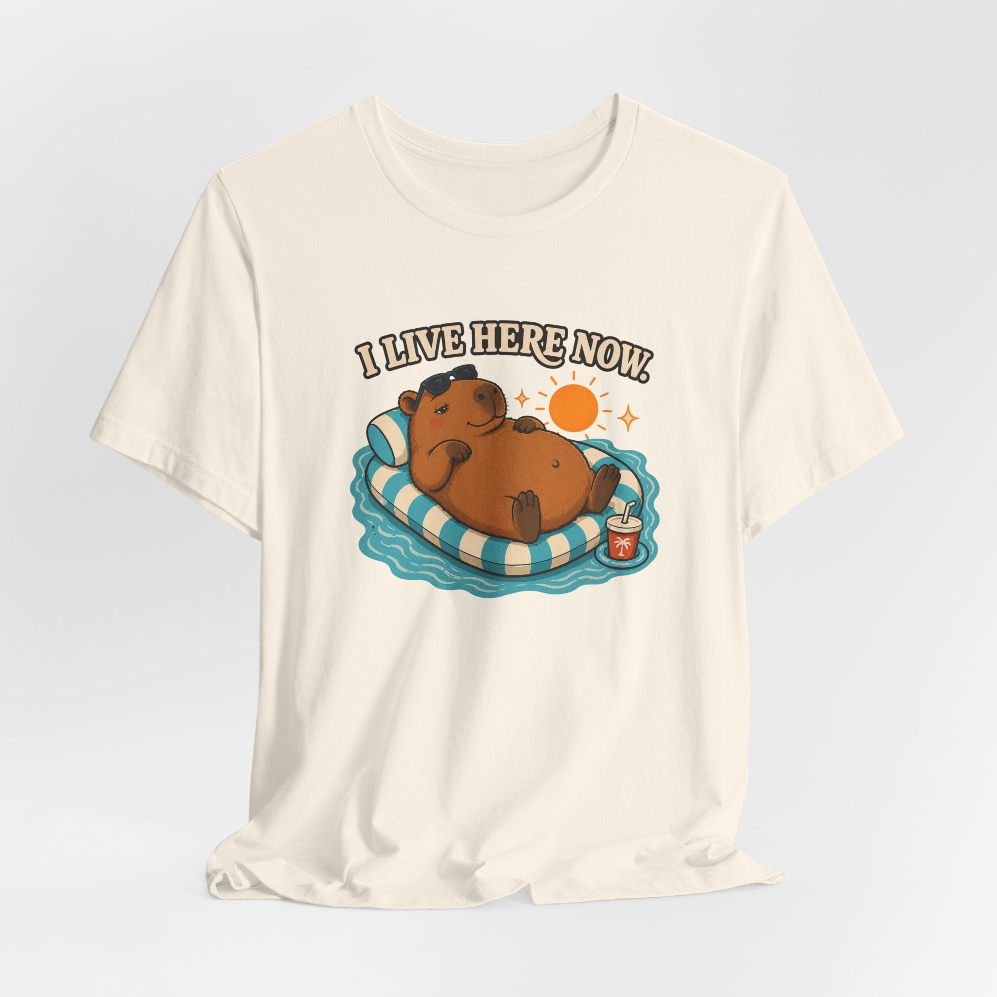 I Live Here Now Capybara T-Shirt