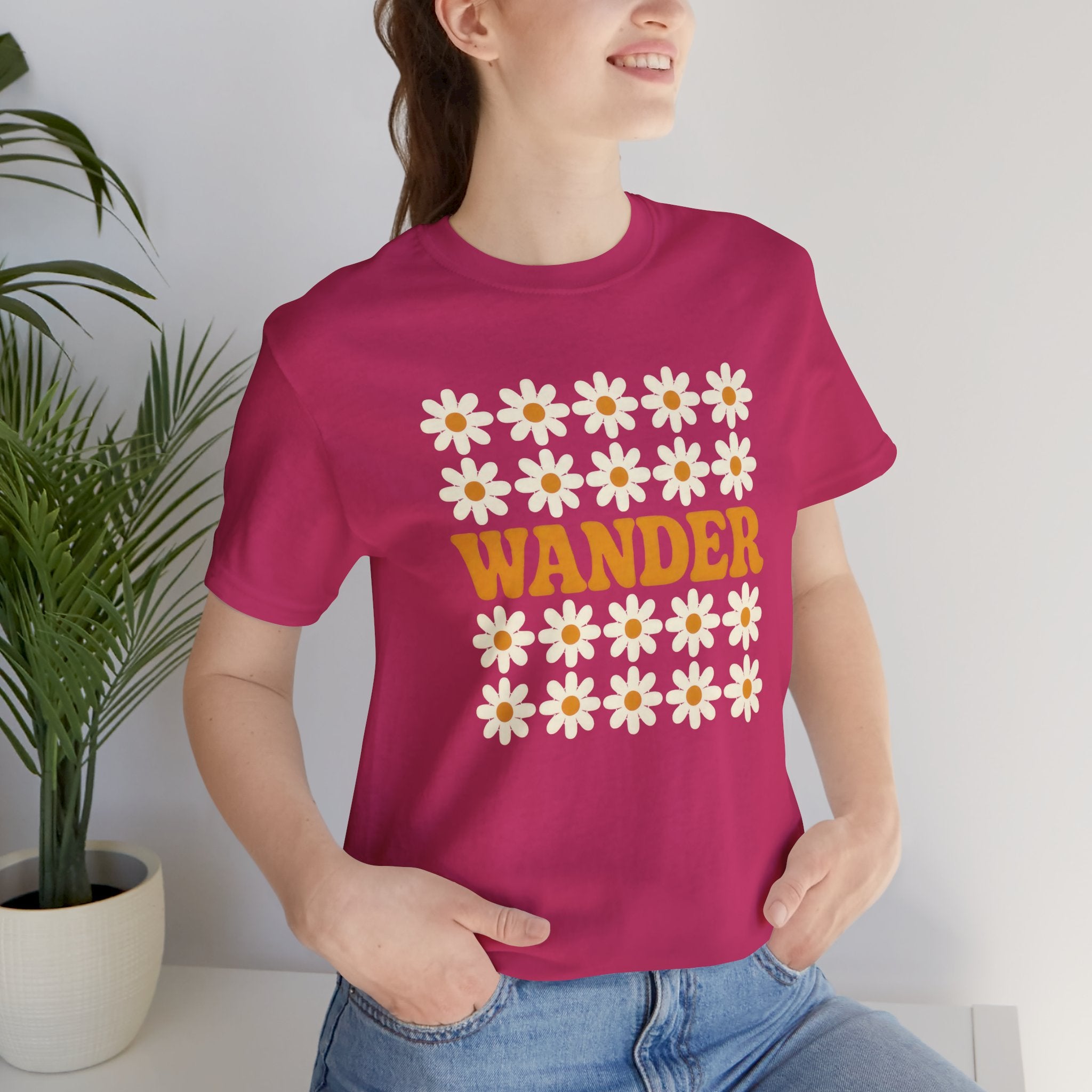 Wander Through the Daisies Short Sleeve T-Shirt
