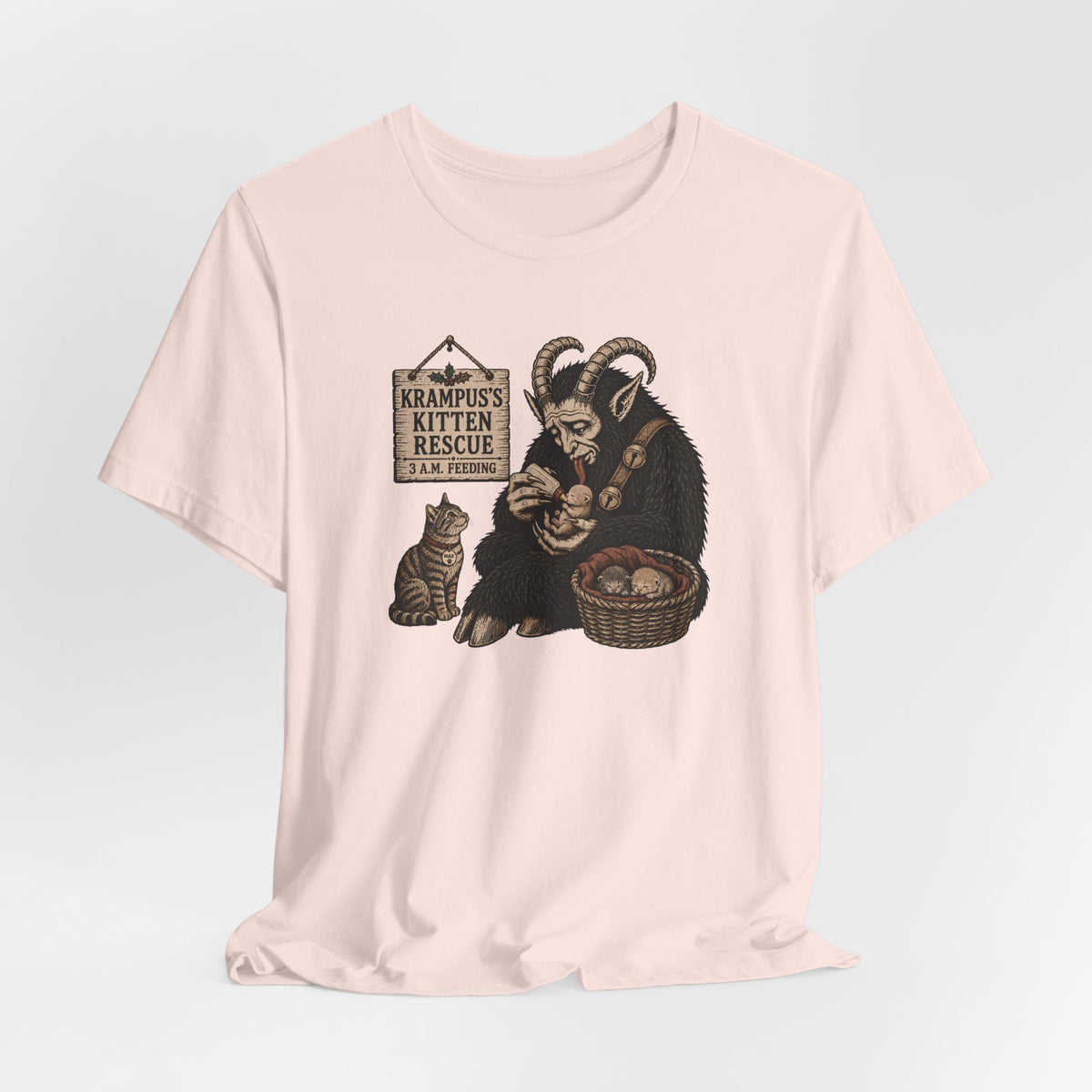Krampus Kitten Rescue T-Shirt