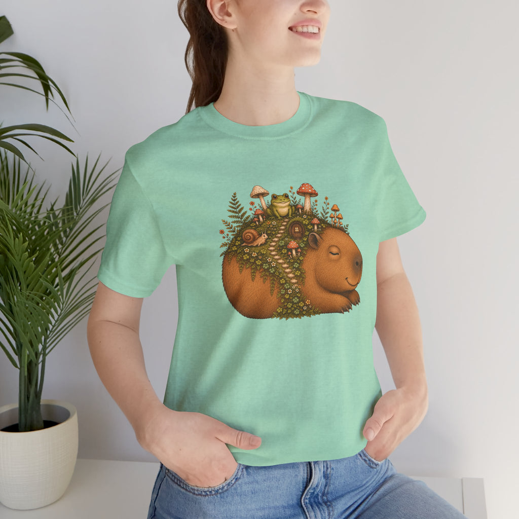 Cottagecore Capybara T-shirt