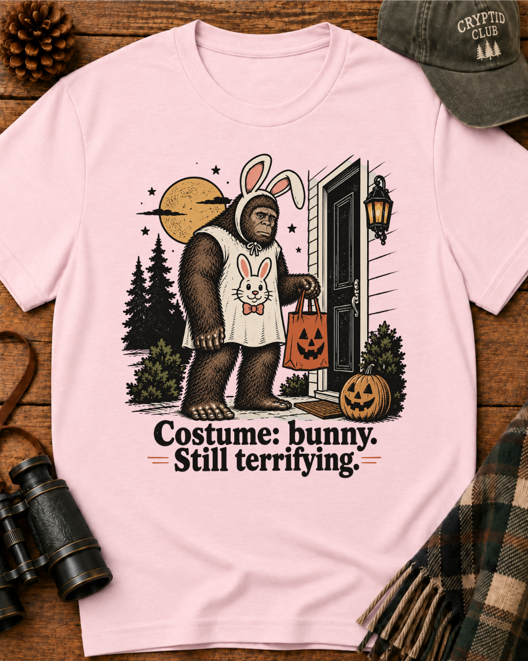 Bigfoot Trick or Treat T-Shirt