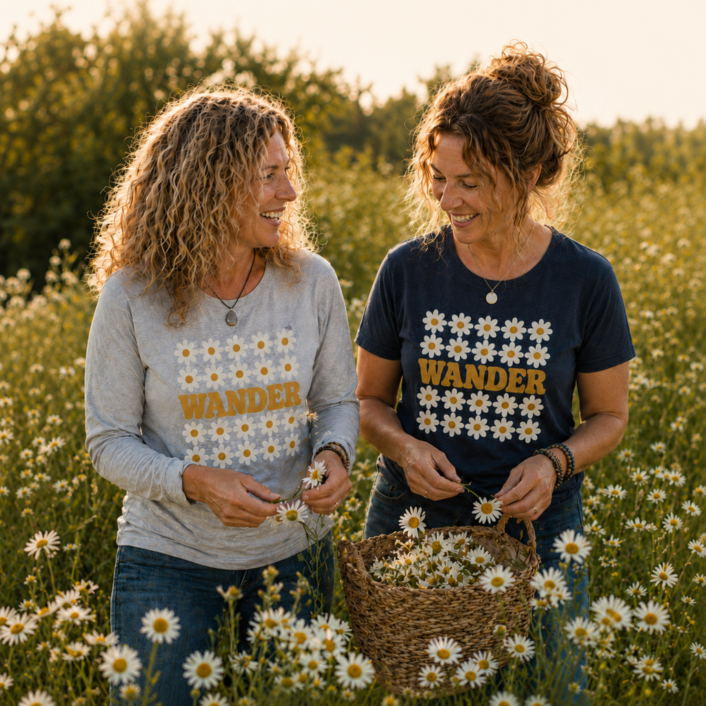 Wander Through the Daisies Short Sleeve T-Shirt