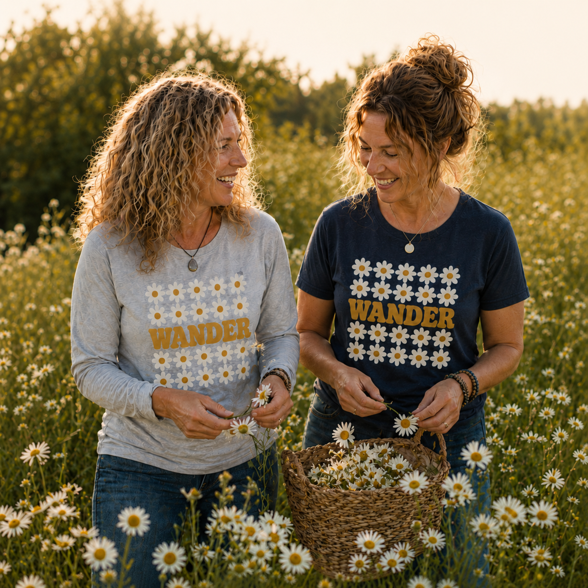 Wander Through the Daisies Short Sleeve T-Shirt