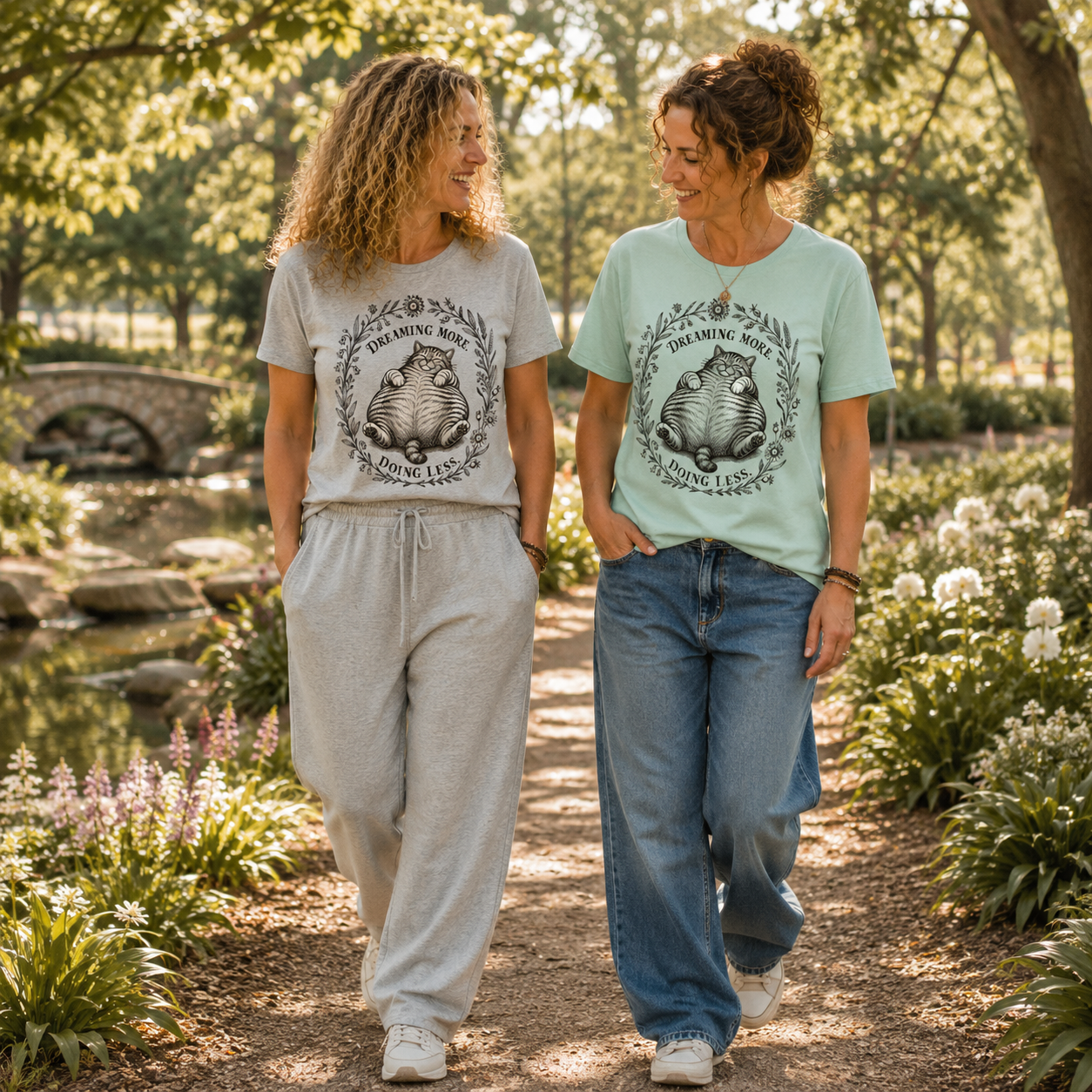 Dream More. Do Less Cat T-Shirt