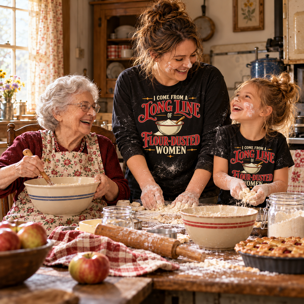 Flour Dusted Women Long Sleeve T-Shirt