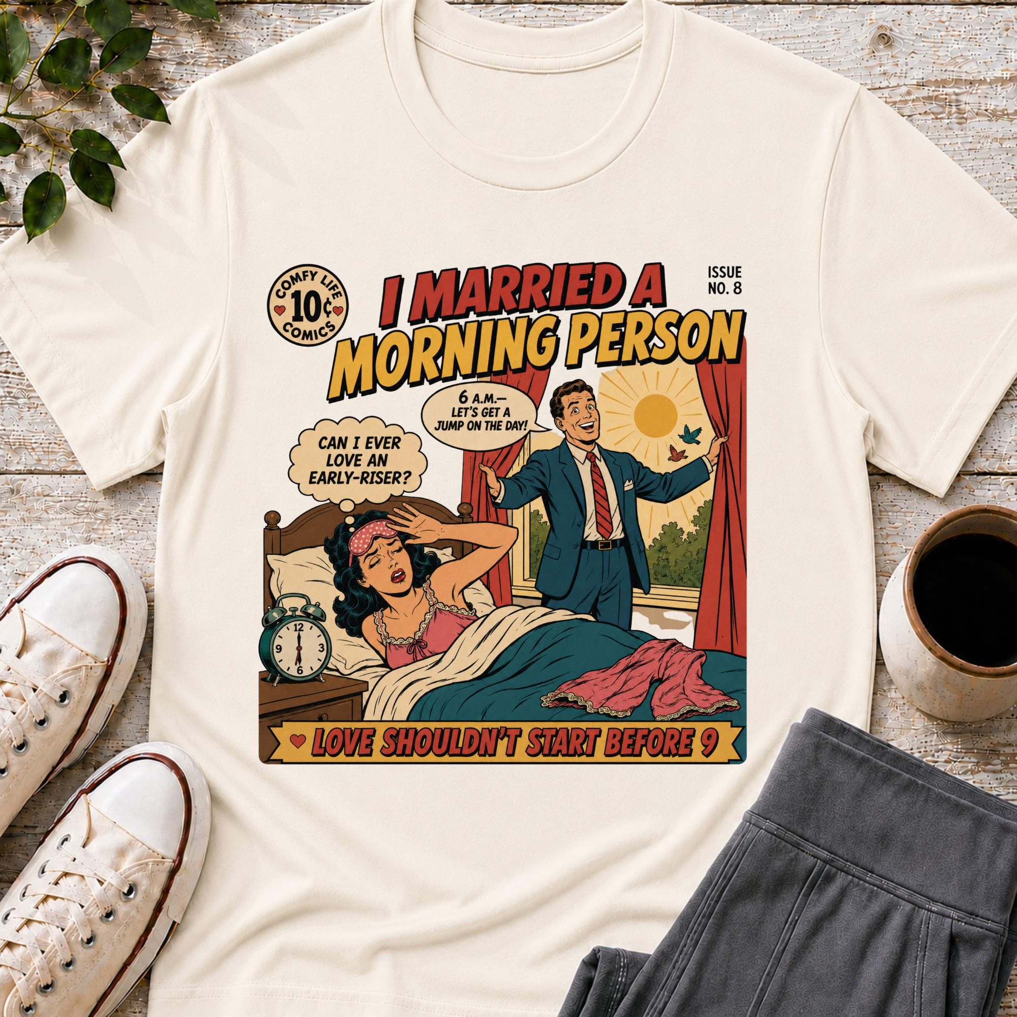 Married a Morning Person T-Shirt