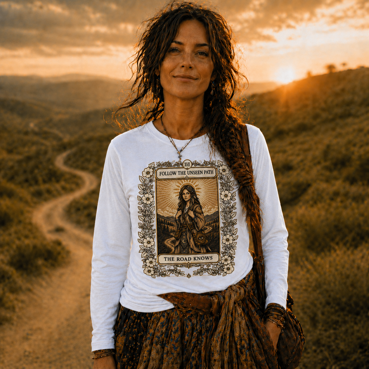 The Road Knows Long Sleeve T-Shirt