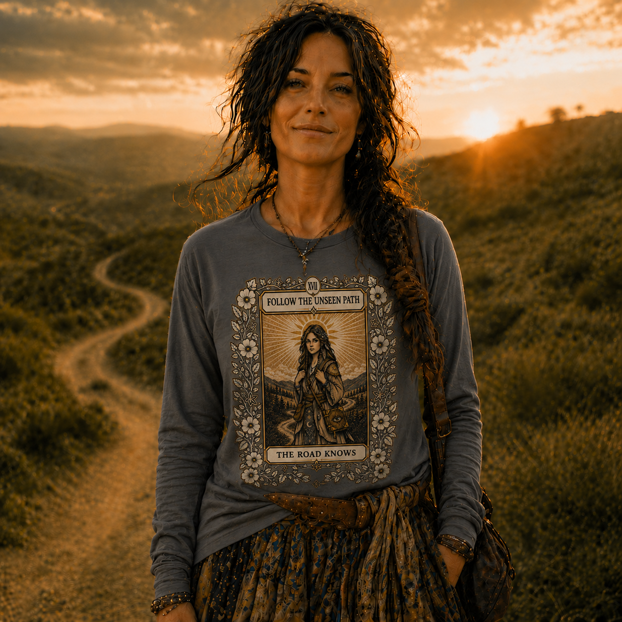 The Road Knows Long Sleeve T-Shirt