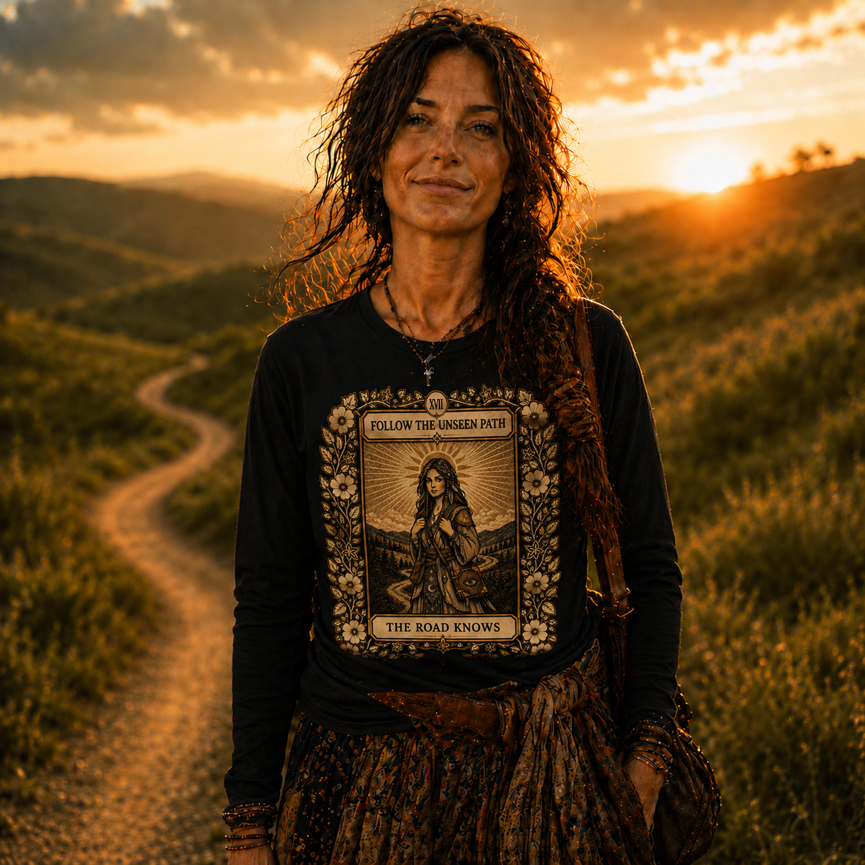 The Road Knows Long Sleeve T-Shirt