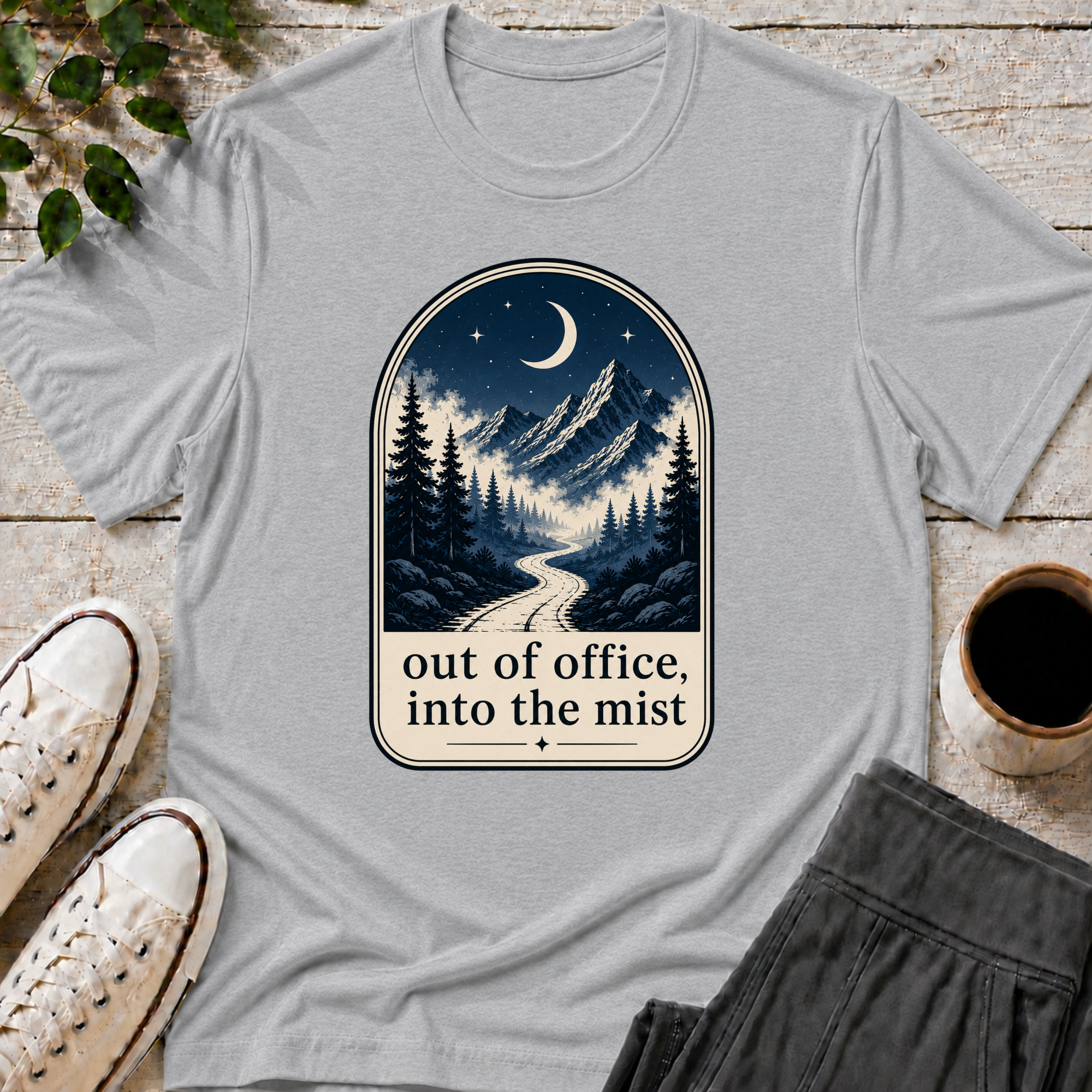 Out of Office, Into the Mist T-Shirt