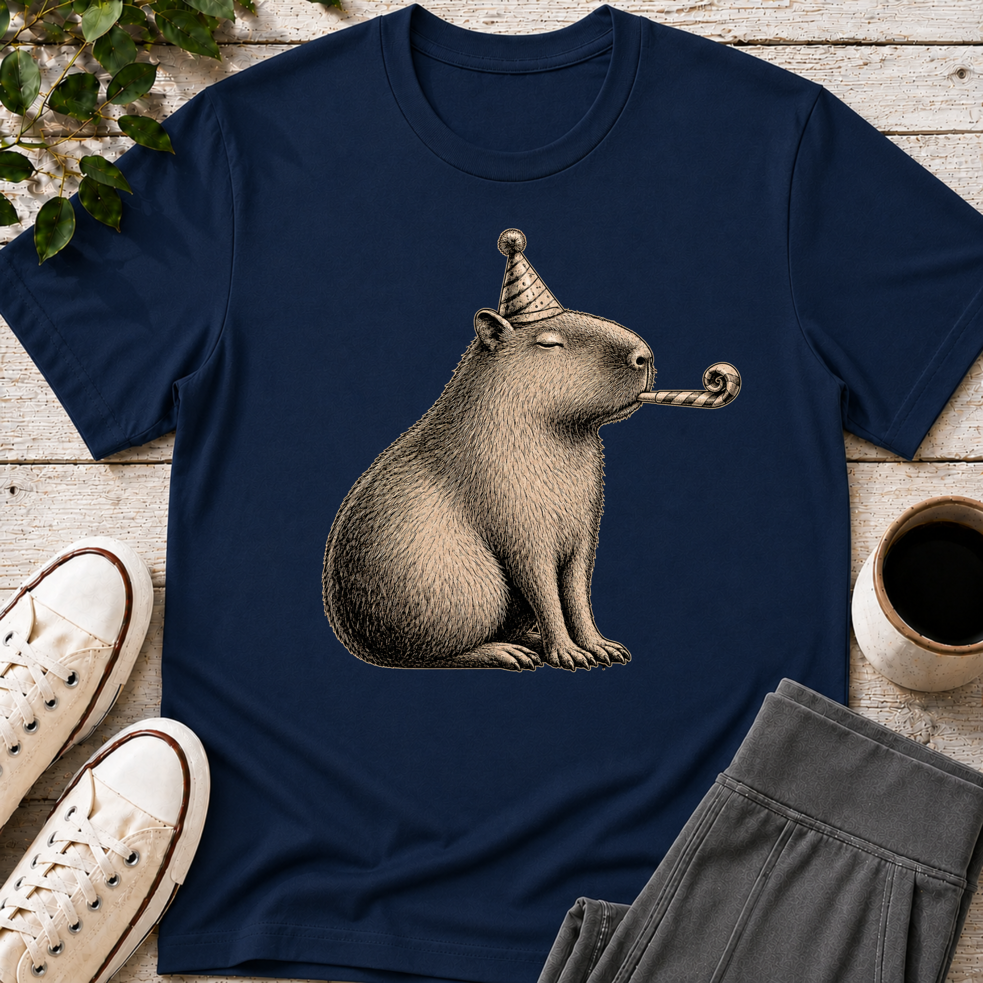 Party On, Capybara T-Shirt