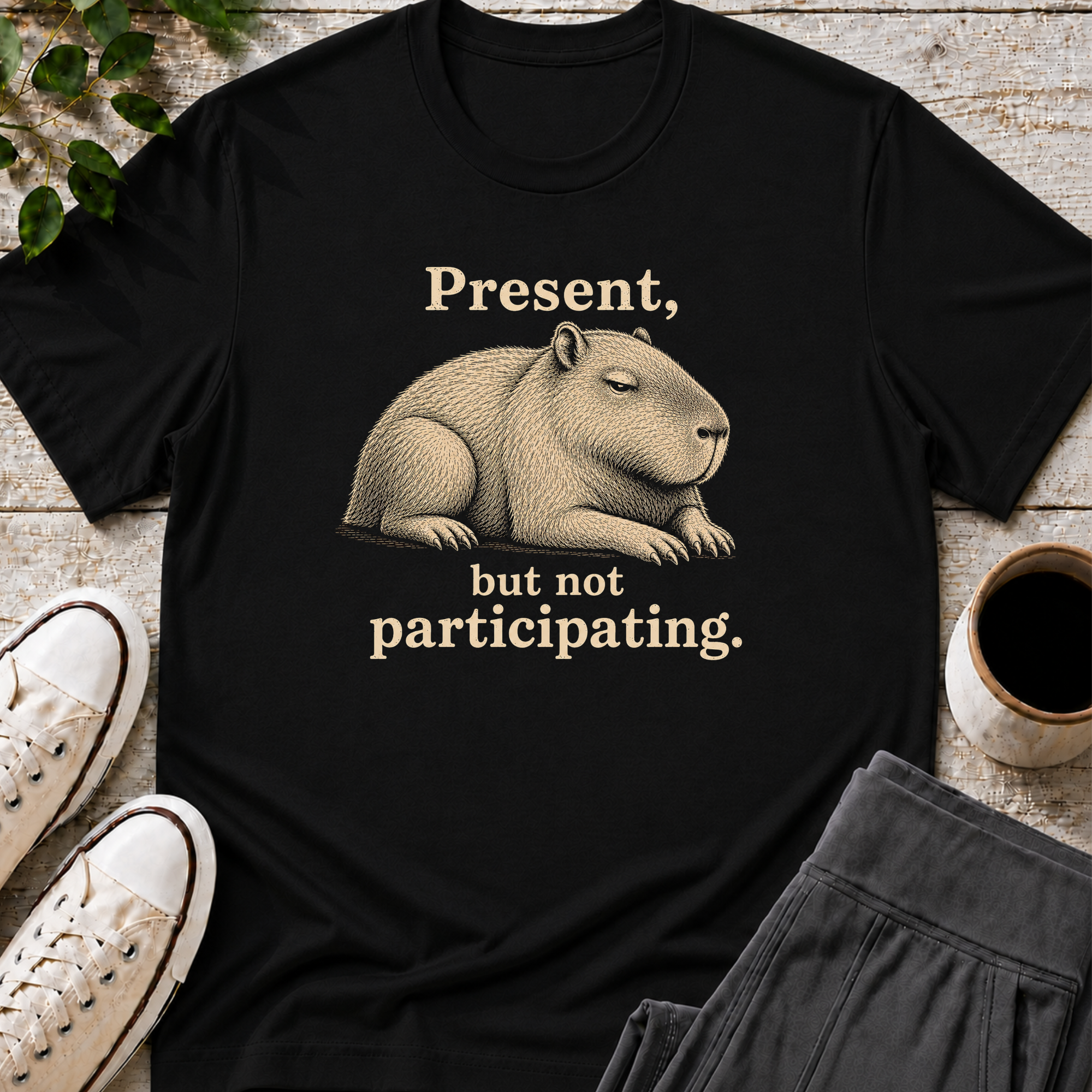 Present, Not Participating T-Shirt