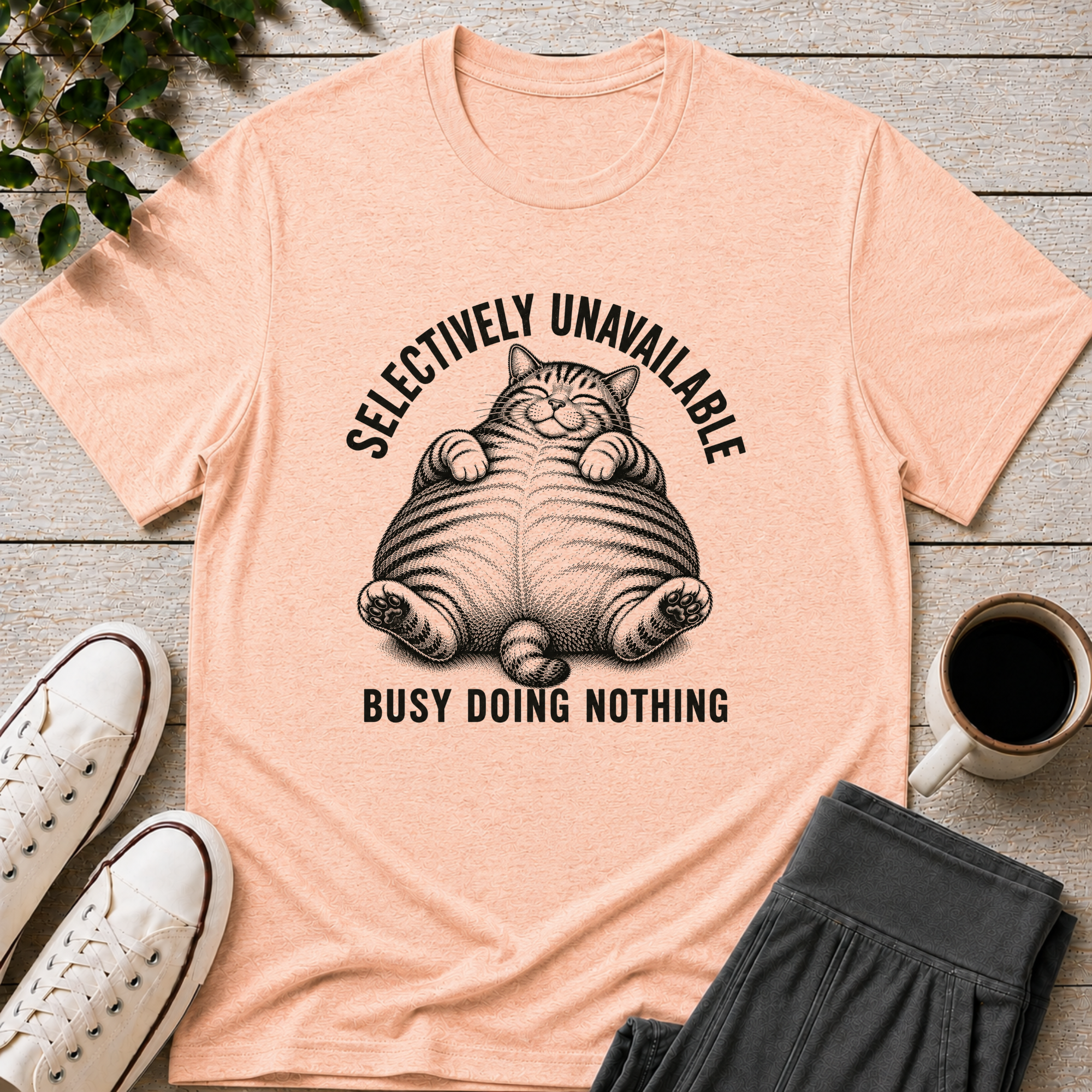 Selectively Unavailable Cat T-Shirt