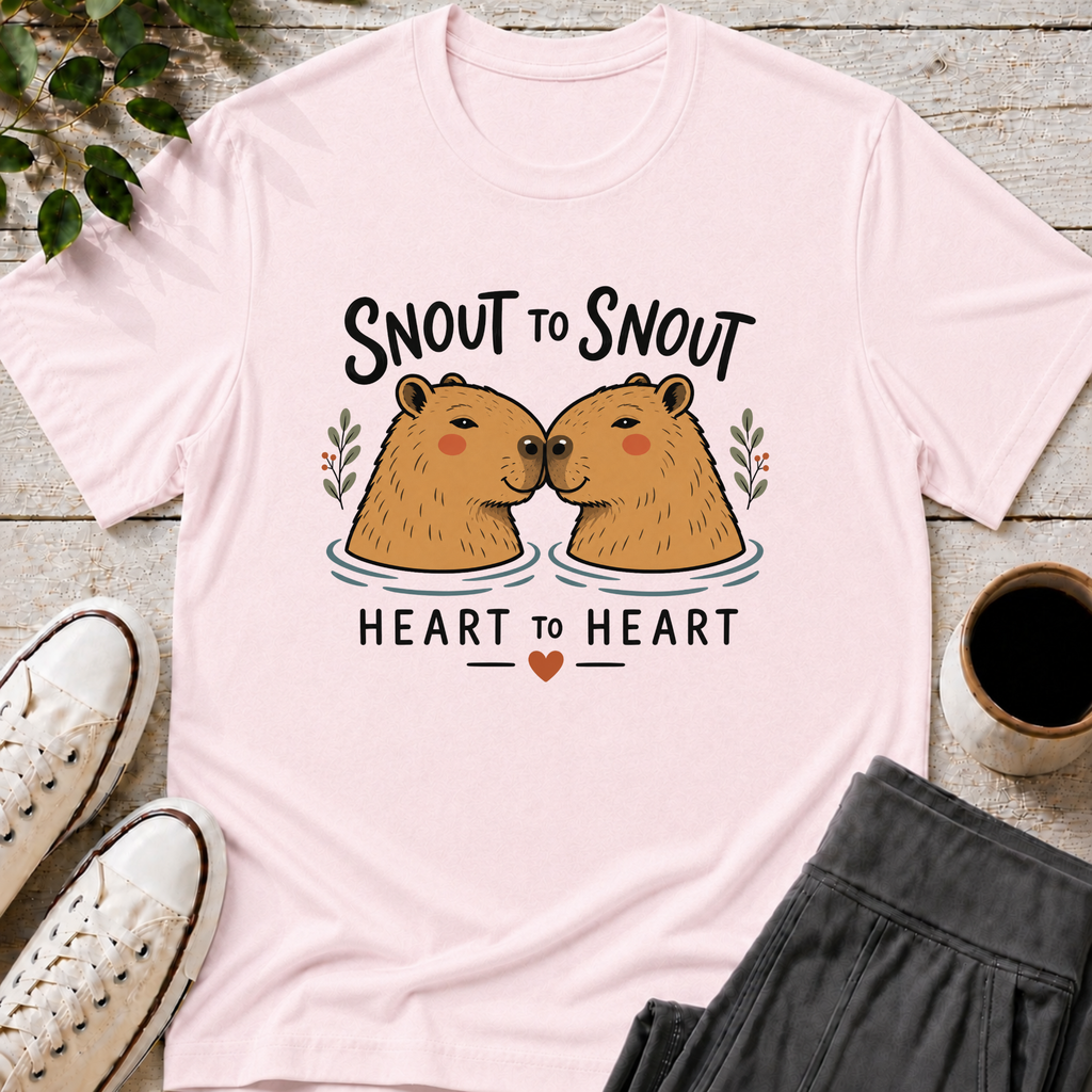 Snout to Snout, Heart to Heart T-Shirt