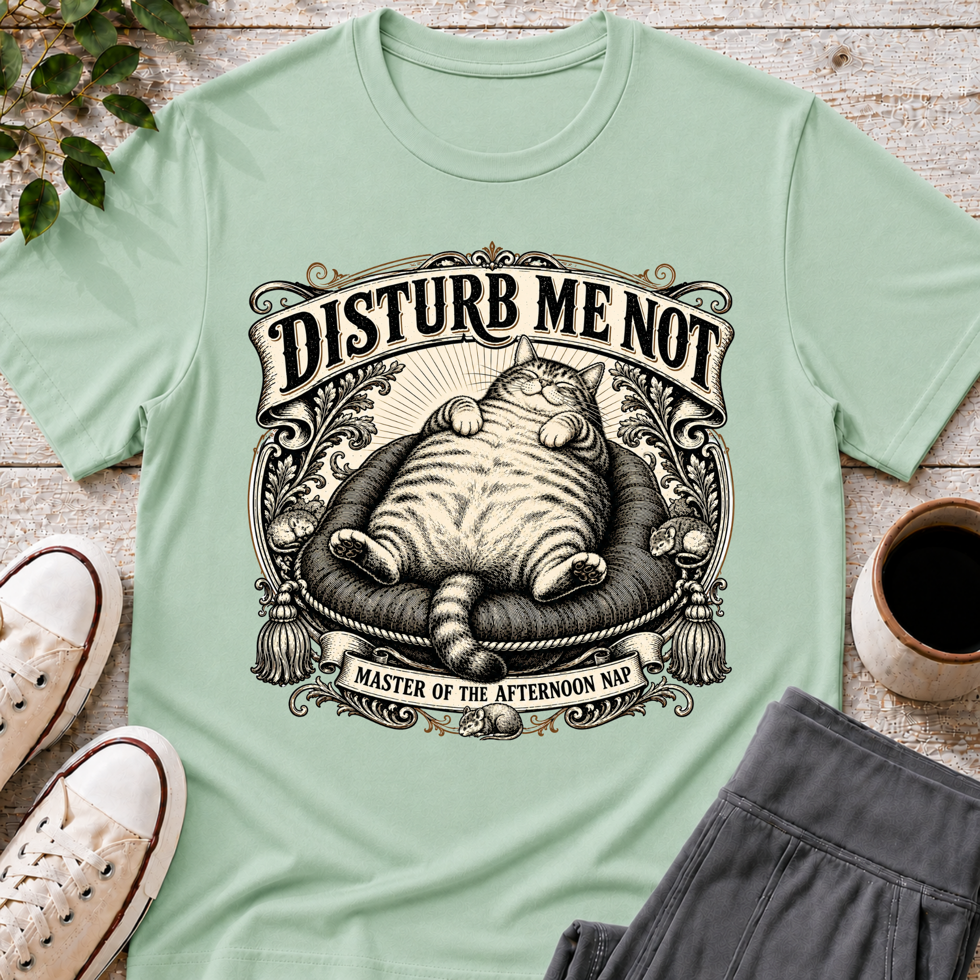 Disturb Me Not Cat T-Shirt