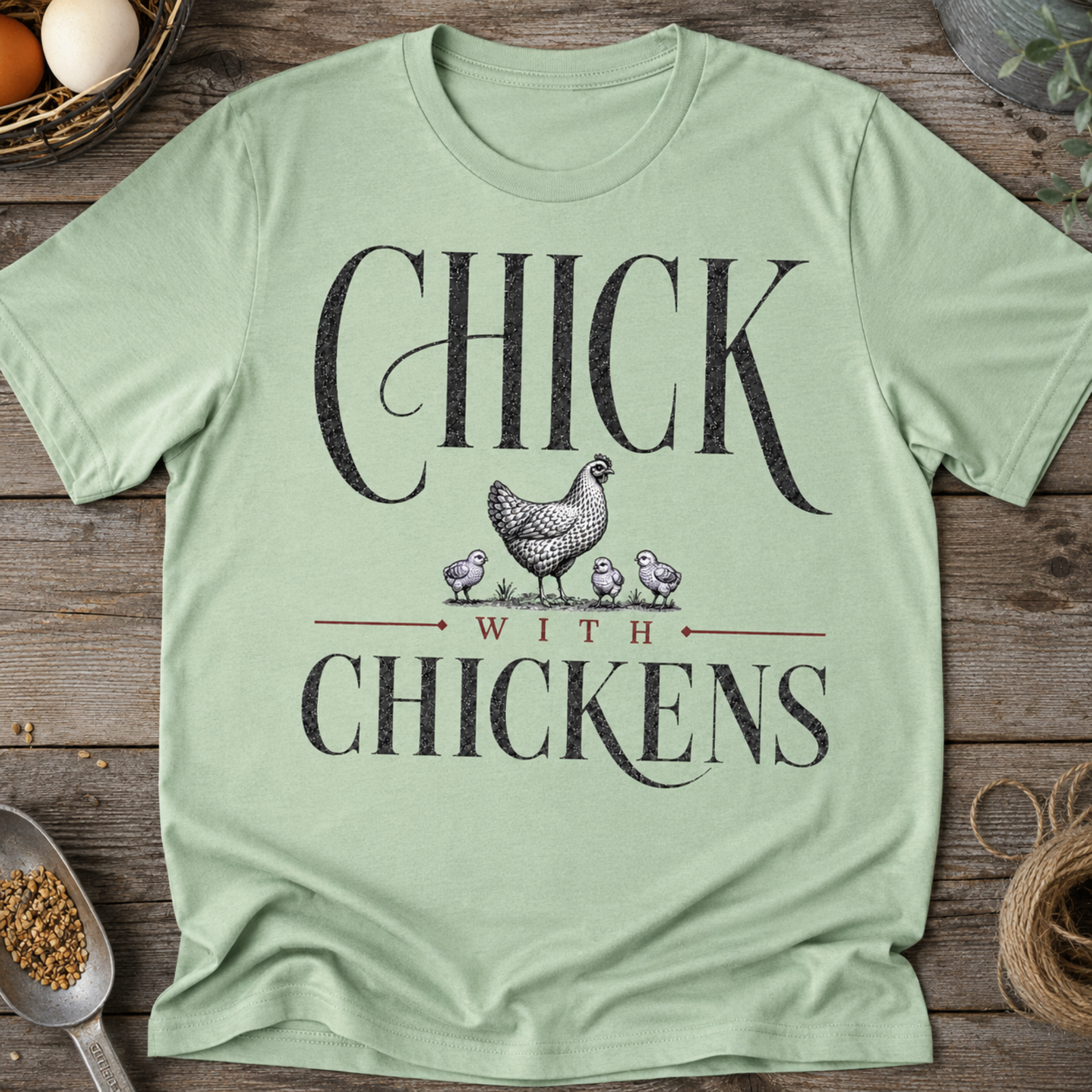 Chick with Chickens T-Shirt
