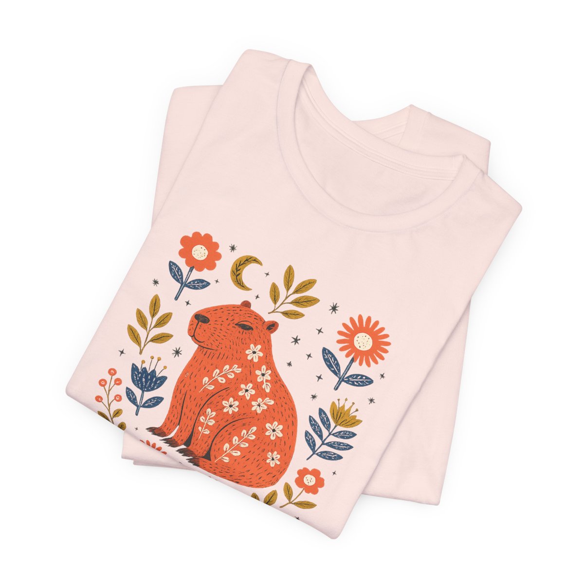 Flower Power Capybara T-Shirt
